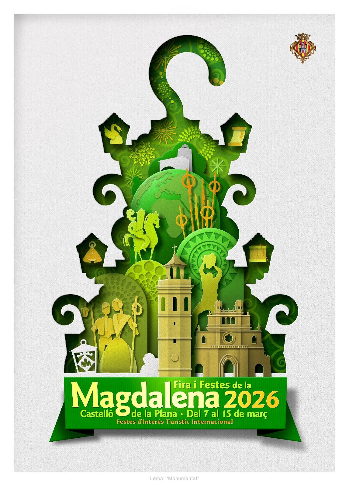 Cartel oficial Fiestas de la Magdalena 2026 - Castelló