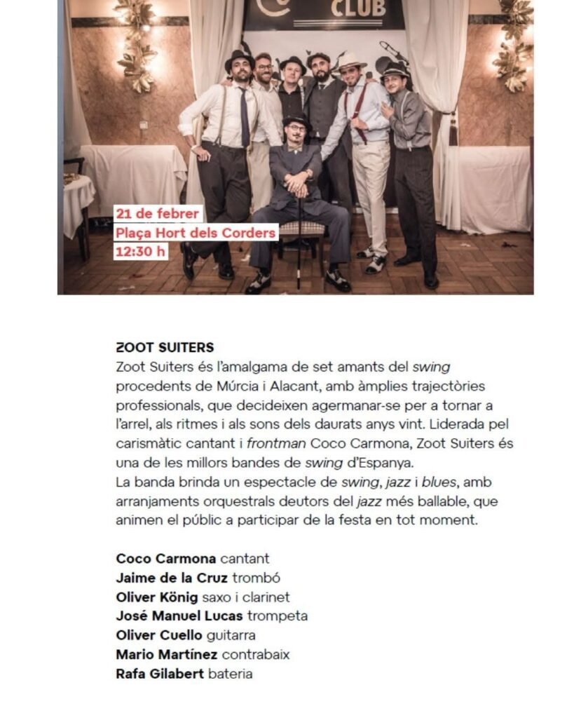 JAZZ 21 FEBRER HORT DELS CORDES