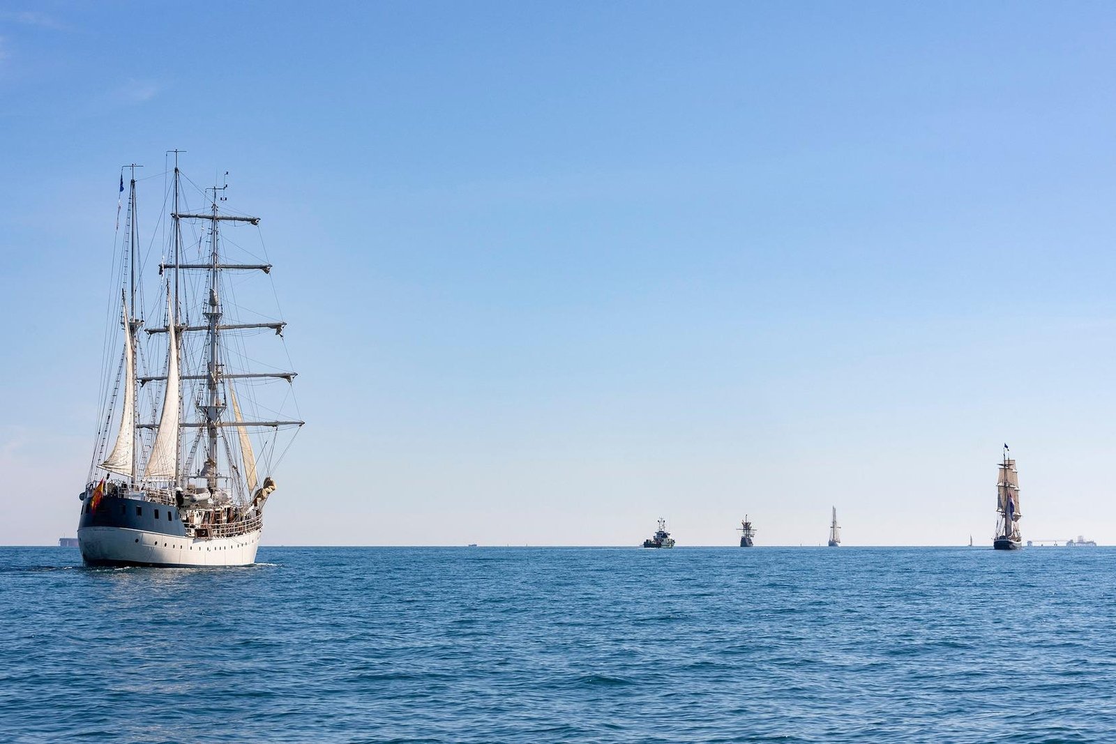 Barco histórico en Escala a Castelló