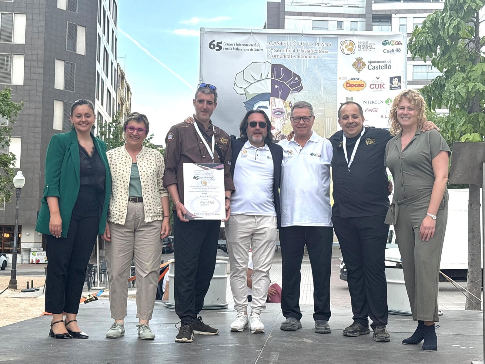 La Tasca Del Puerto se clasifica para la final del 65º Concurso Internacional de Paella Valenciana de Sueca tras la semifinal celebrada en el Parque Ribalta