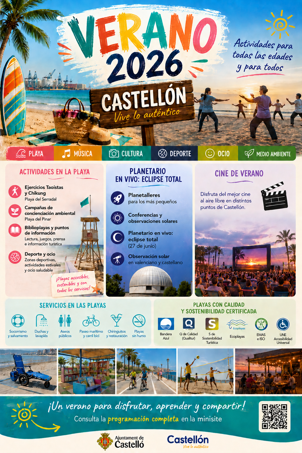 Programación Verano 2026 Castellón