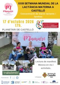 XXIII SEMANA MUNDIAL DE LA LACTANCIA MATERNA A CASTELLÓN