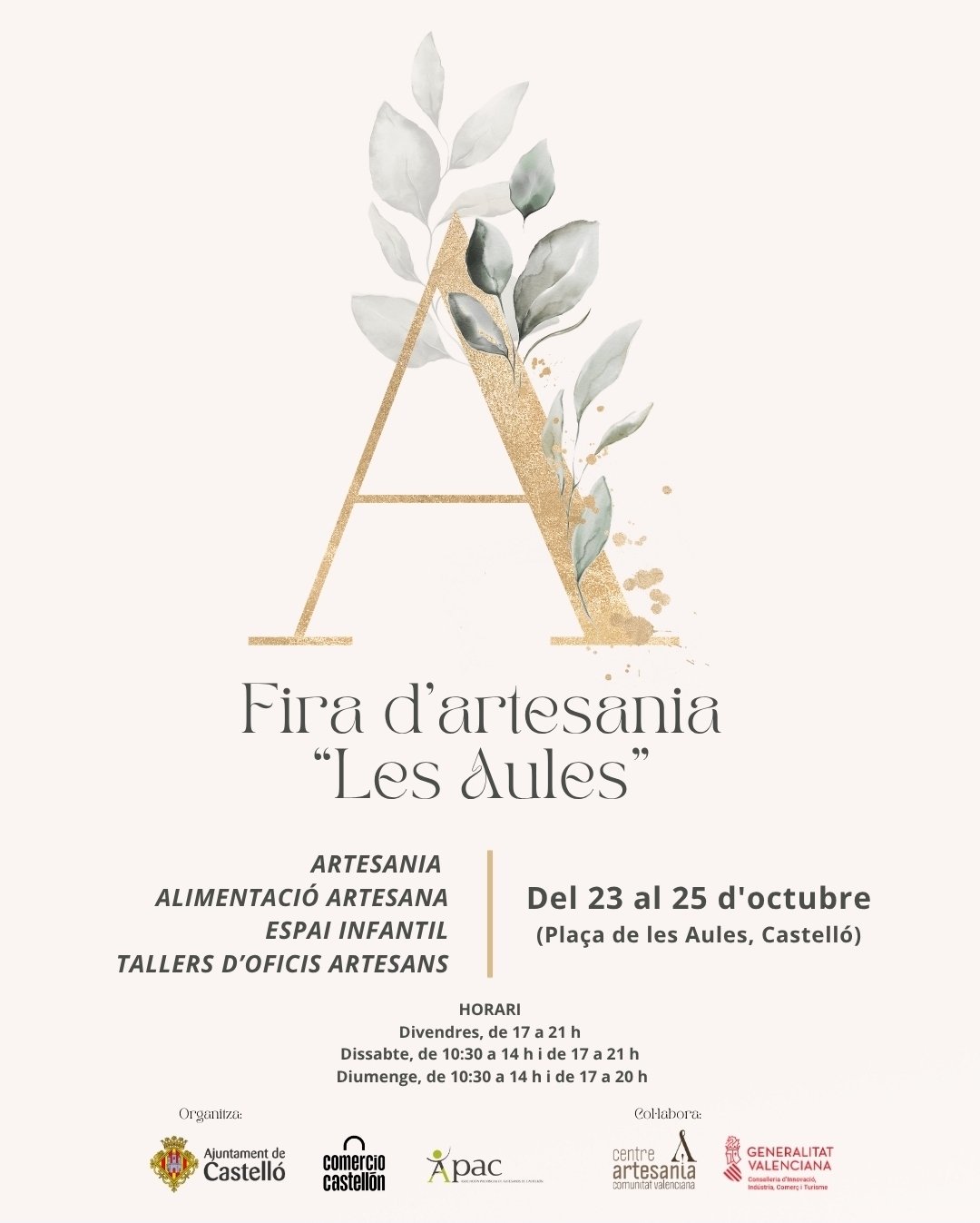 FIRA D’ARTESANIA «LES AULES»