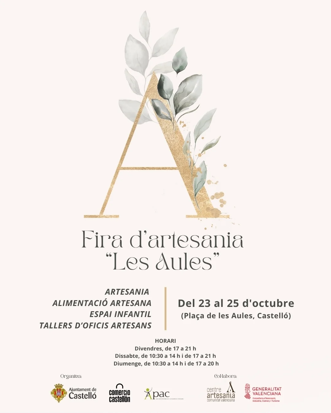 FIRA D’ARTESANIA «LES AULES»