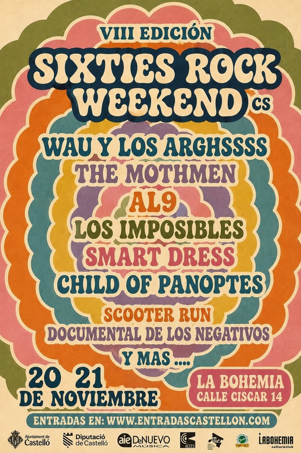 VIII EDICIÓN SIXTIES ROCK WEEKEND CS