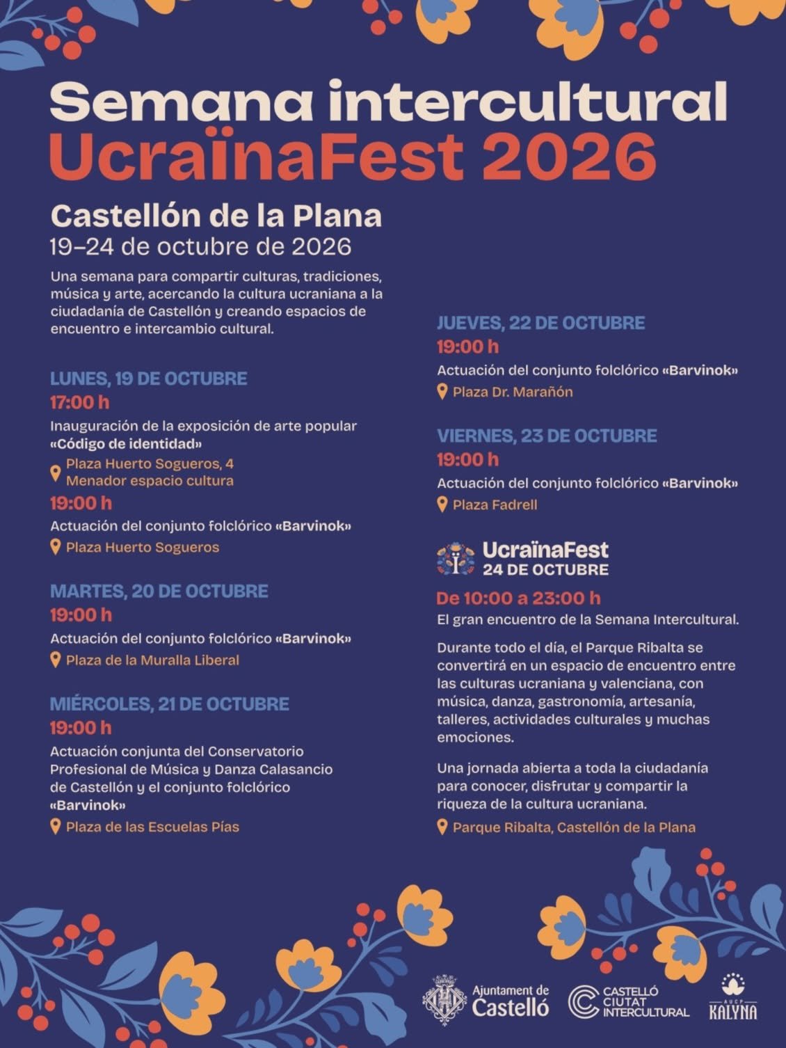 SEMANA INTERCULTURAL UCRAÏNAFEST