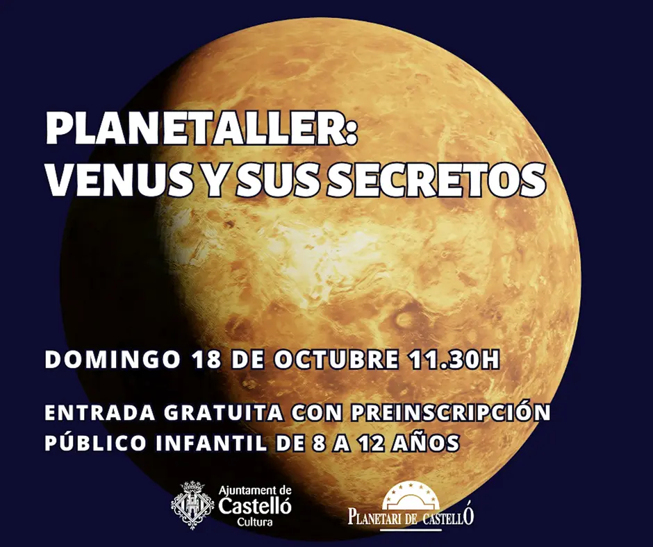PLANETALLER «VENUS Y SUS SECRETOS»
