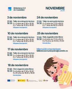 TALLERES INFANTILES. BIBLIOTECA 5.0